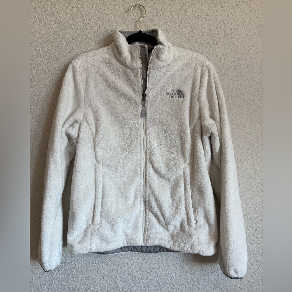 The North Face Osito Jacket Cream Color Size Medium - read the description!